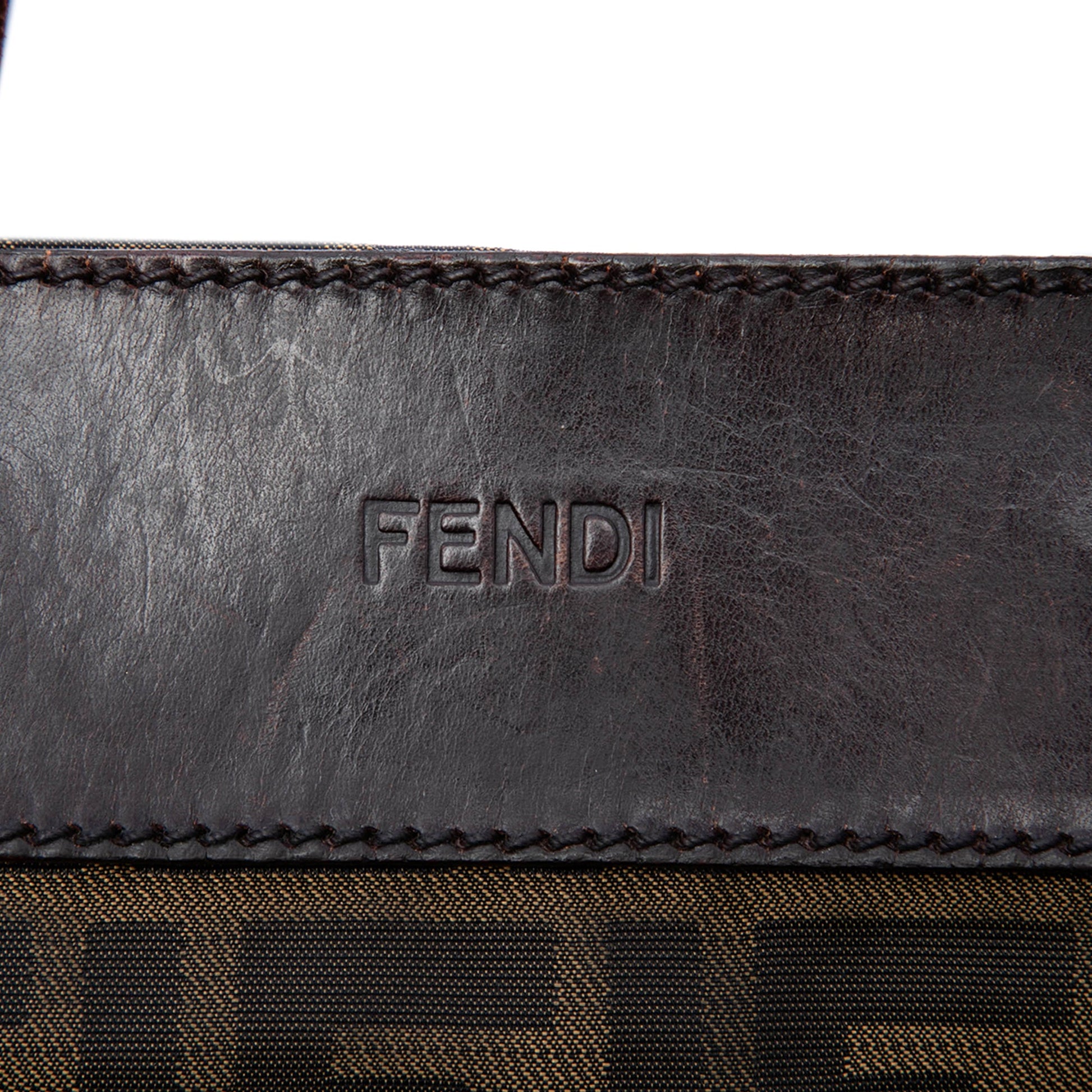 Fendi Zucca Canvas Bucket Bag