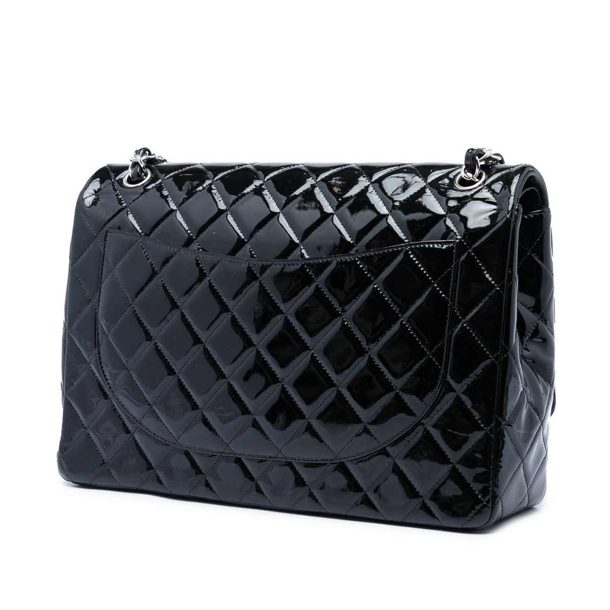 Chanel Maxi Classic Patent Double Flap