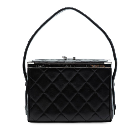 Chanel Quilted Lambskin Leather Box Bag