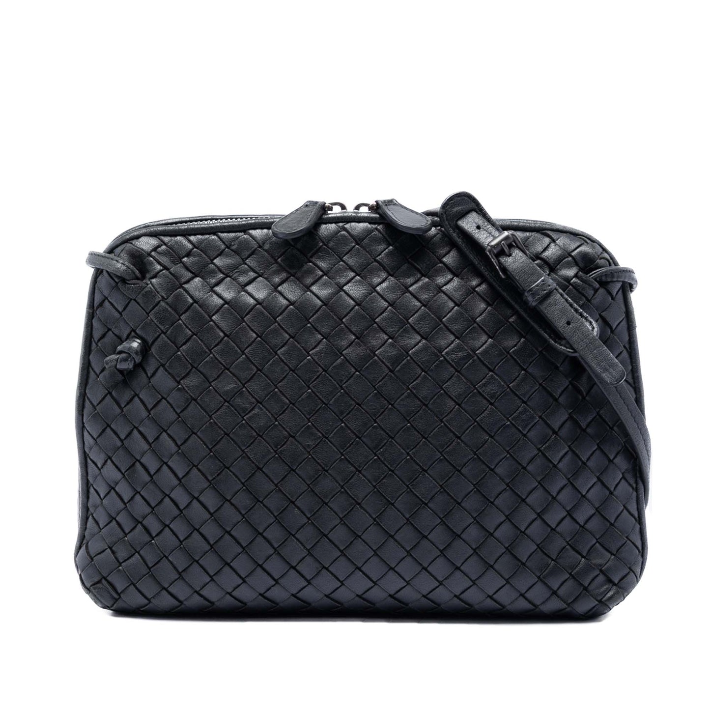 Bottega Veneta Nappa Intrecciato Nodini Crossbody