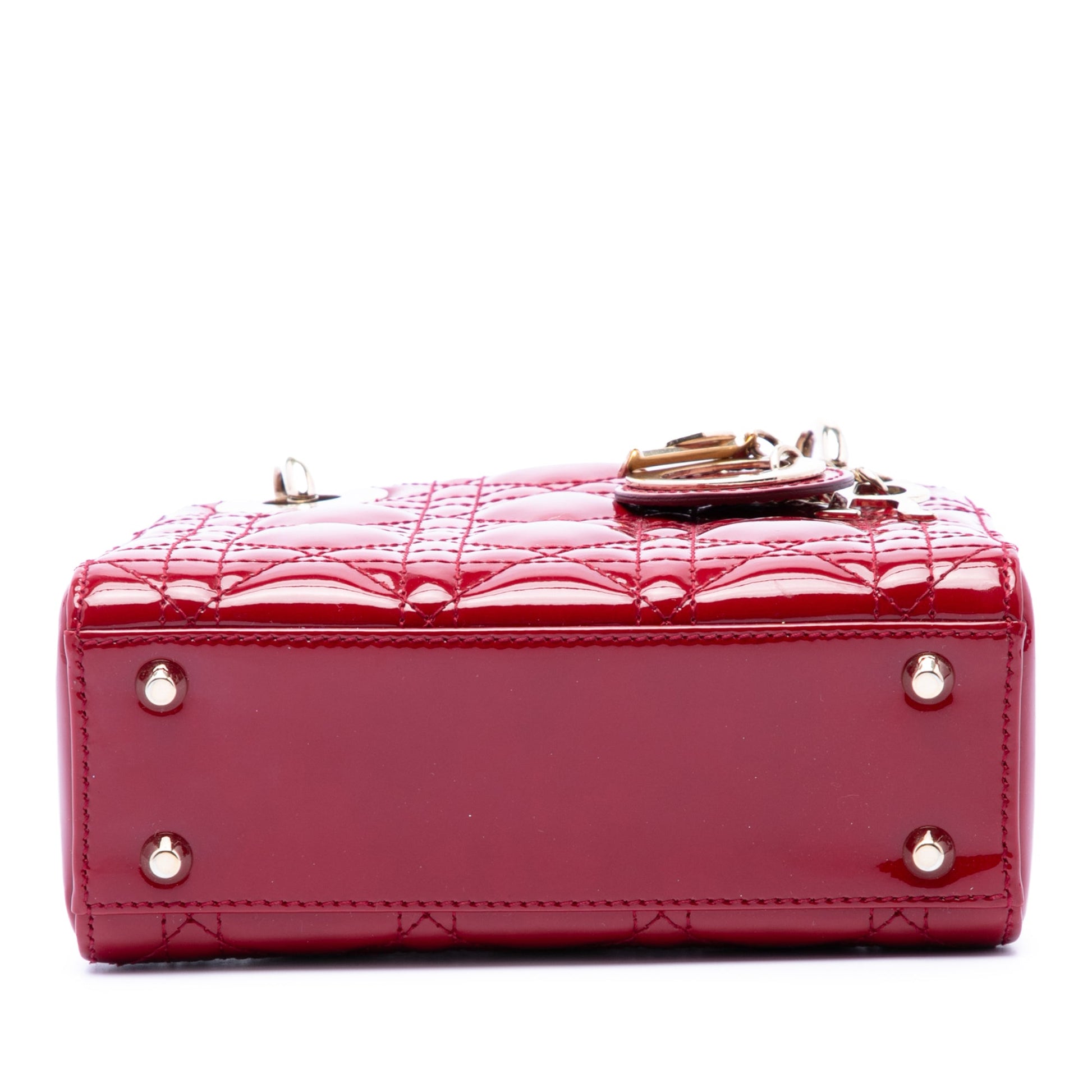 Dior Mini Patent Cannage Lady Dior