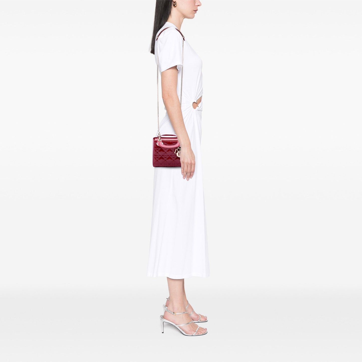 Dior Mini Patent Cannage Lady Dior