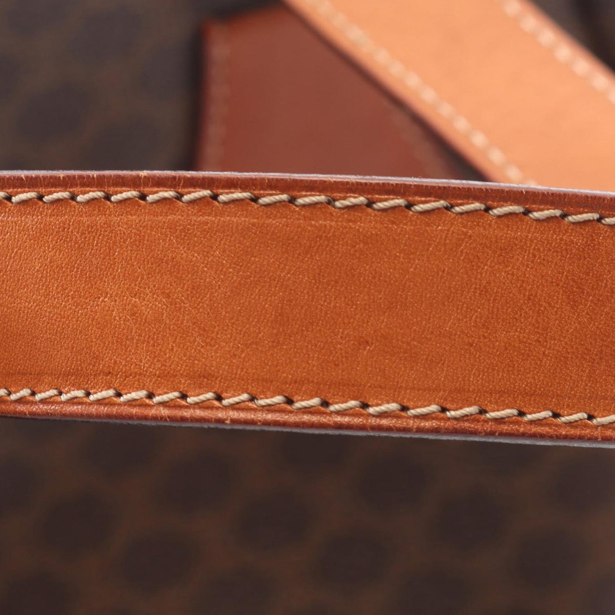 Celine Macadam Coated Canvas Handbag