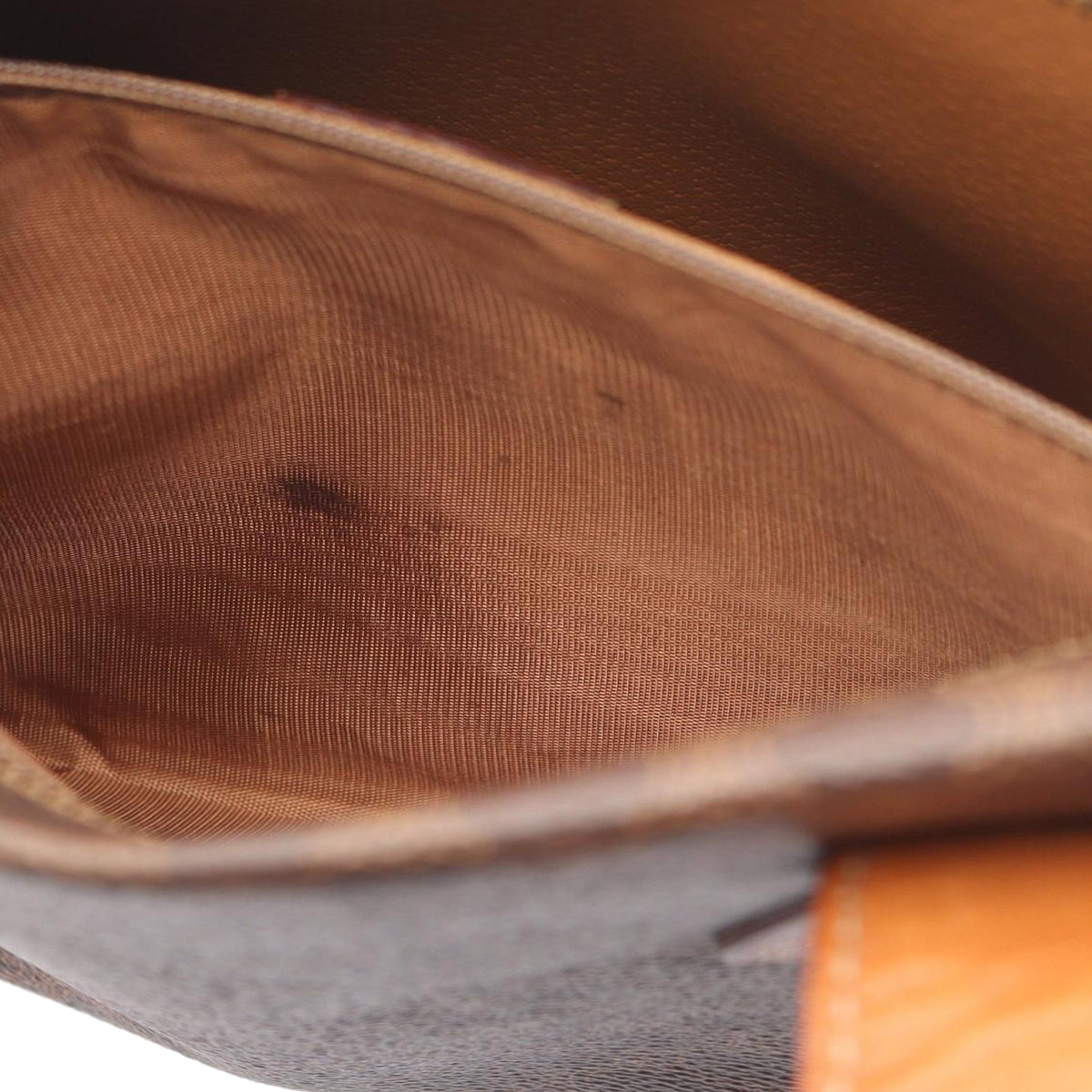 Celine Macadam Coated Canvas Handbag