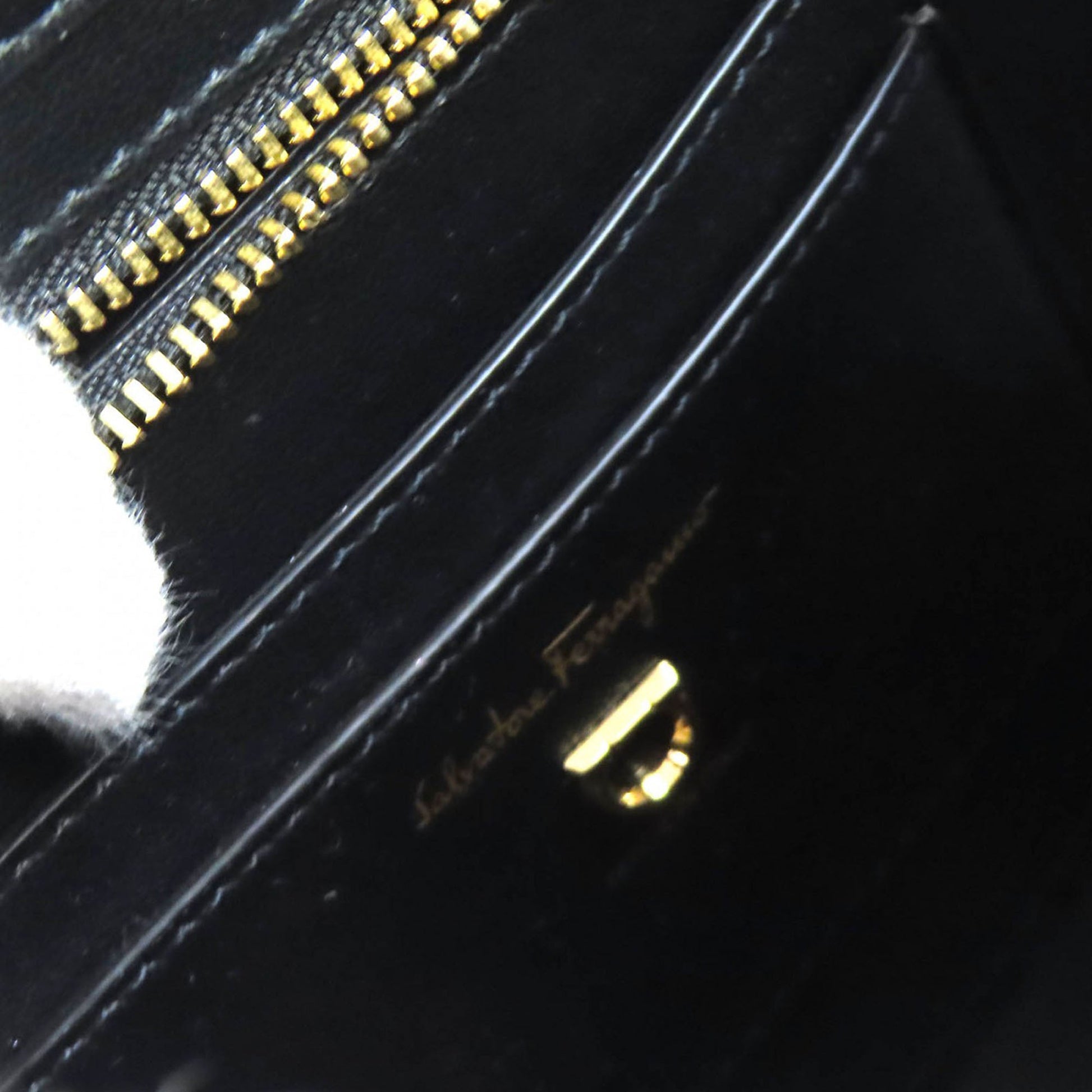 Ferragamo Calfskin Aura Crescent Satchel