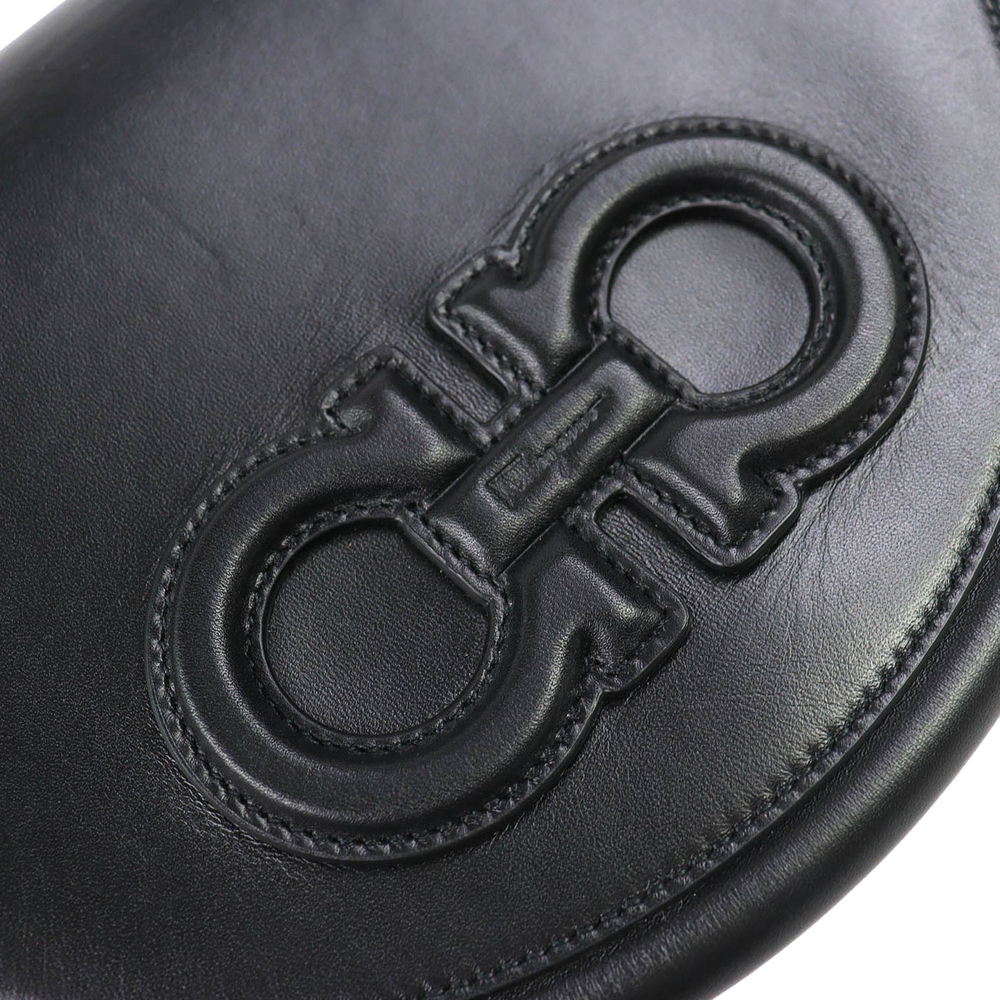 Ferragamo Calfskin Aura Crescent Satchel