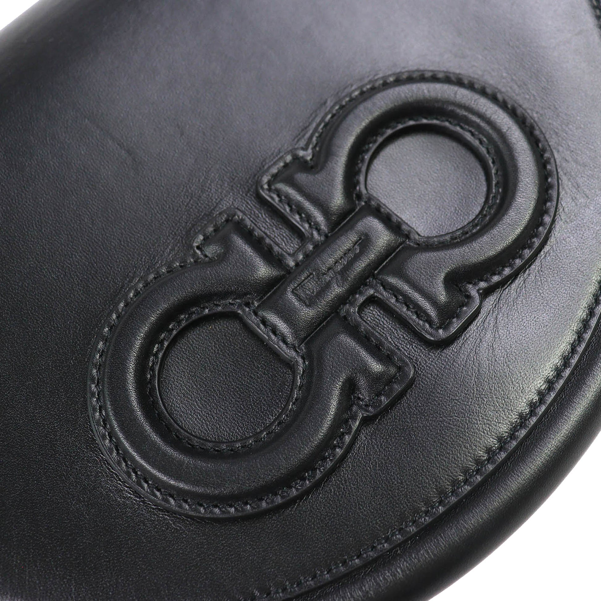 Ferragamo Calfskin Aura Crescent Satchel