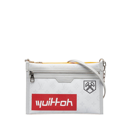 Louis Vuitton Monogram Antartica Double Flat Messenger