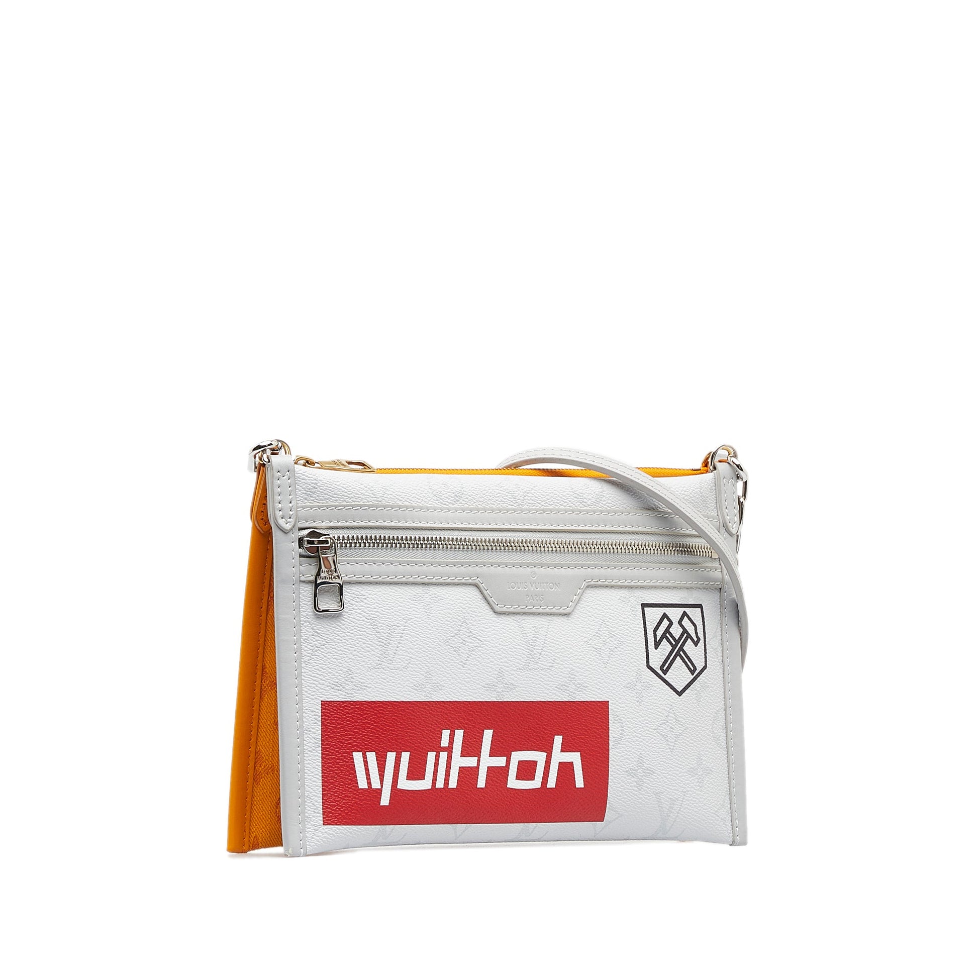 Louis Vuitton Monogram Antartica Double Flat Messenger