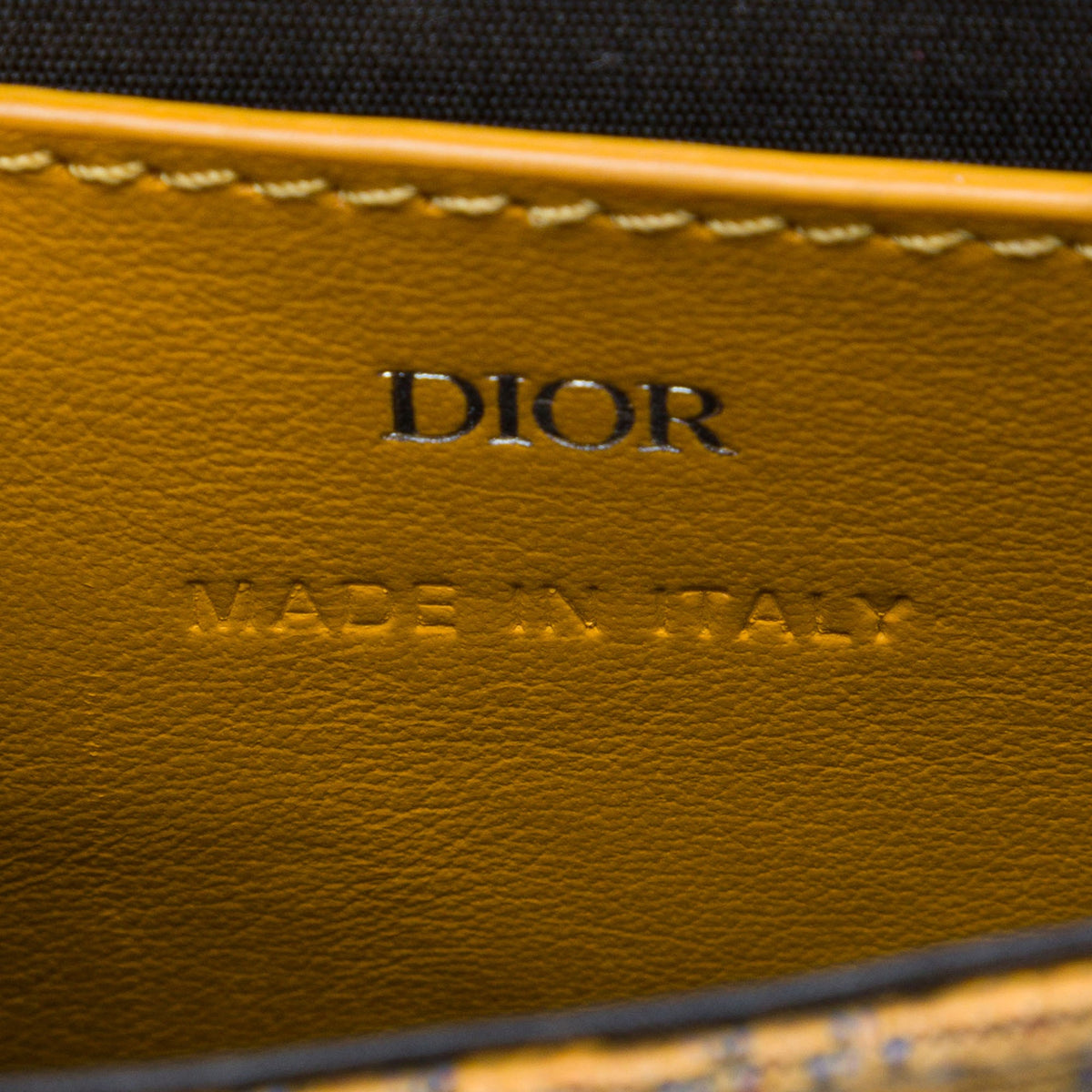 Dior Oblique Jacquard Lock Phone Holder Crossbody