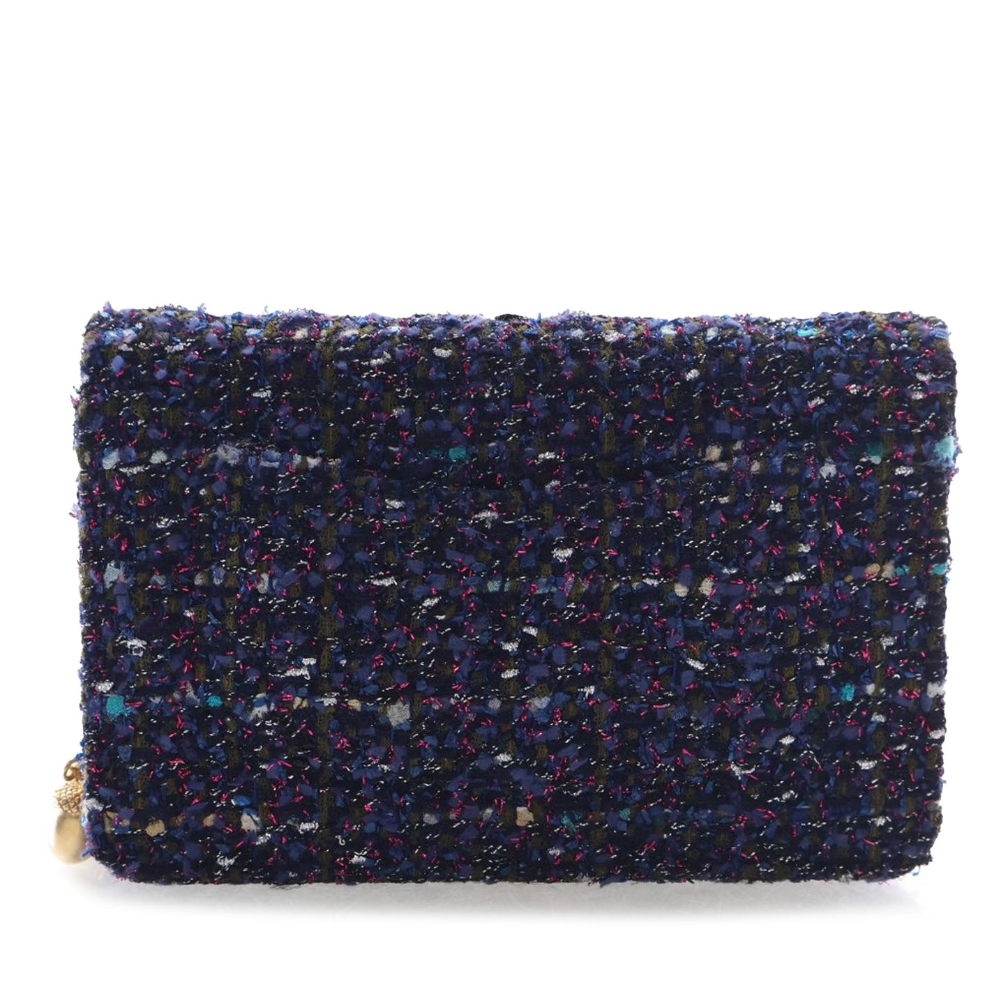 Chanel CC Tweed Charms Wallet On Chain