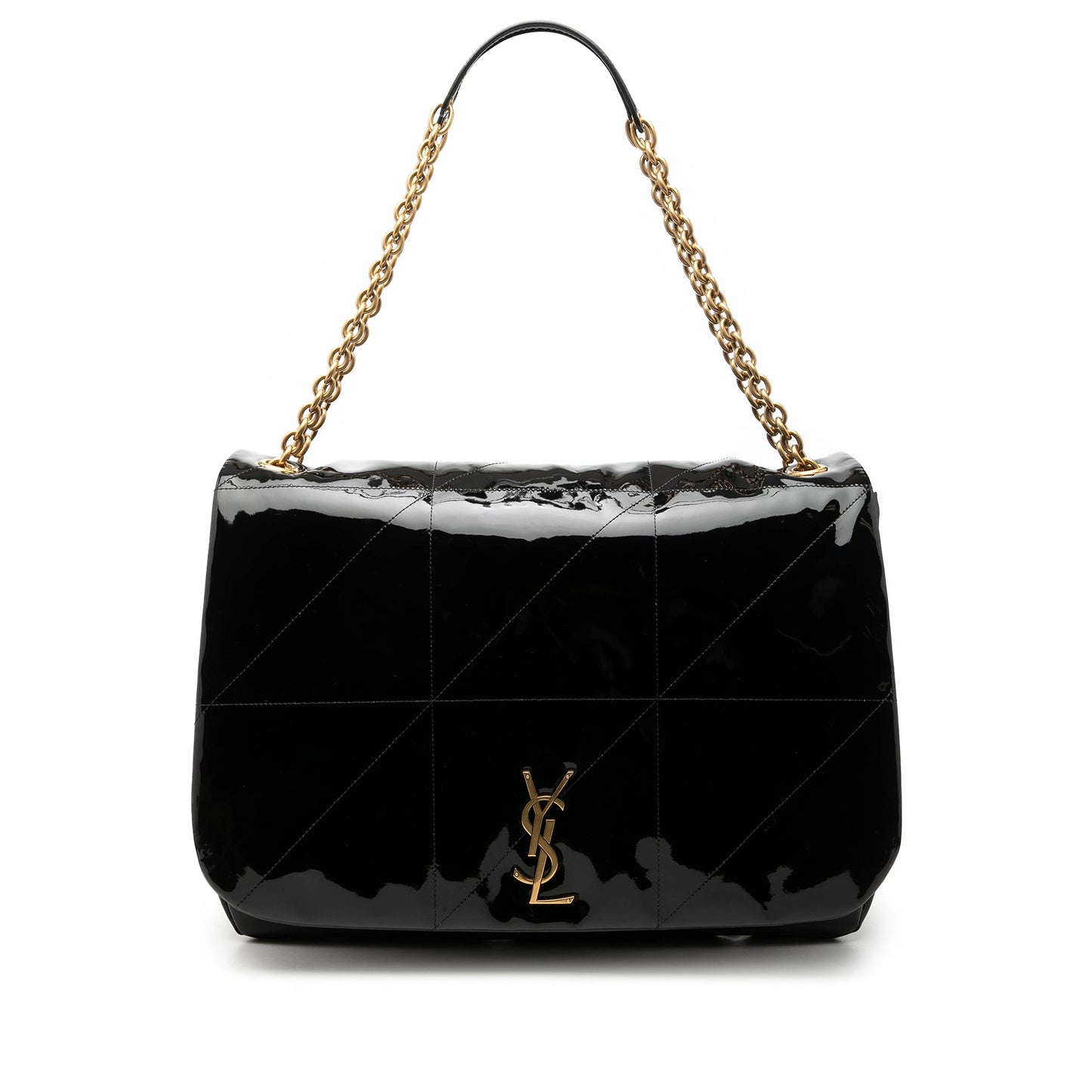 Saint Laurent Large Quilted Patent Jamie 4.3 Shoulder Bag
