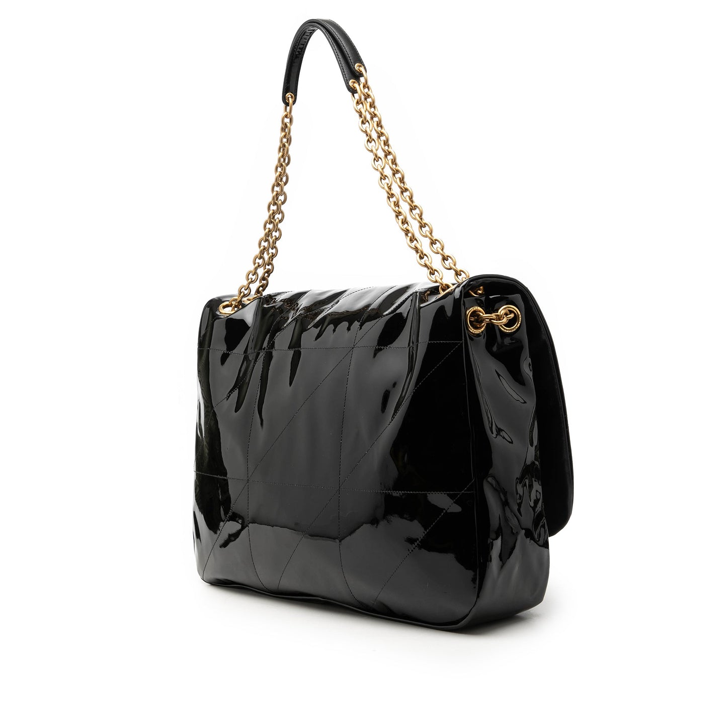 Saint Laurent Large Quilted Patent Jamie 4.3 Shoulder Bag