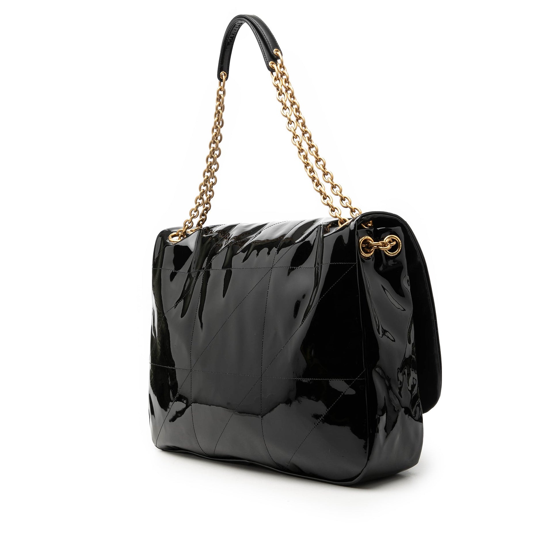 Saint Laurent Large Quilted Patent Jamie 4.3 Shoulder Bag