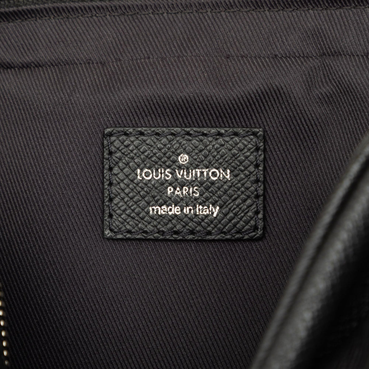 Louis Vuitton Monogram Eclipse Taigarama Outdoor Bumbag — Black