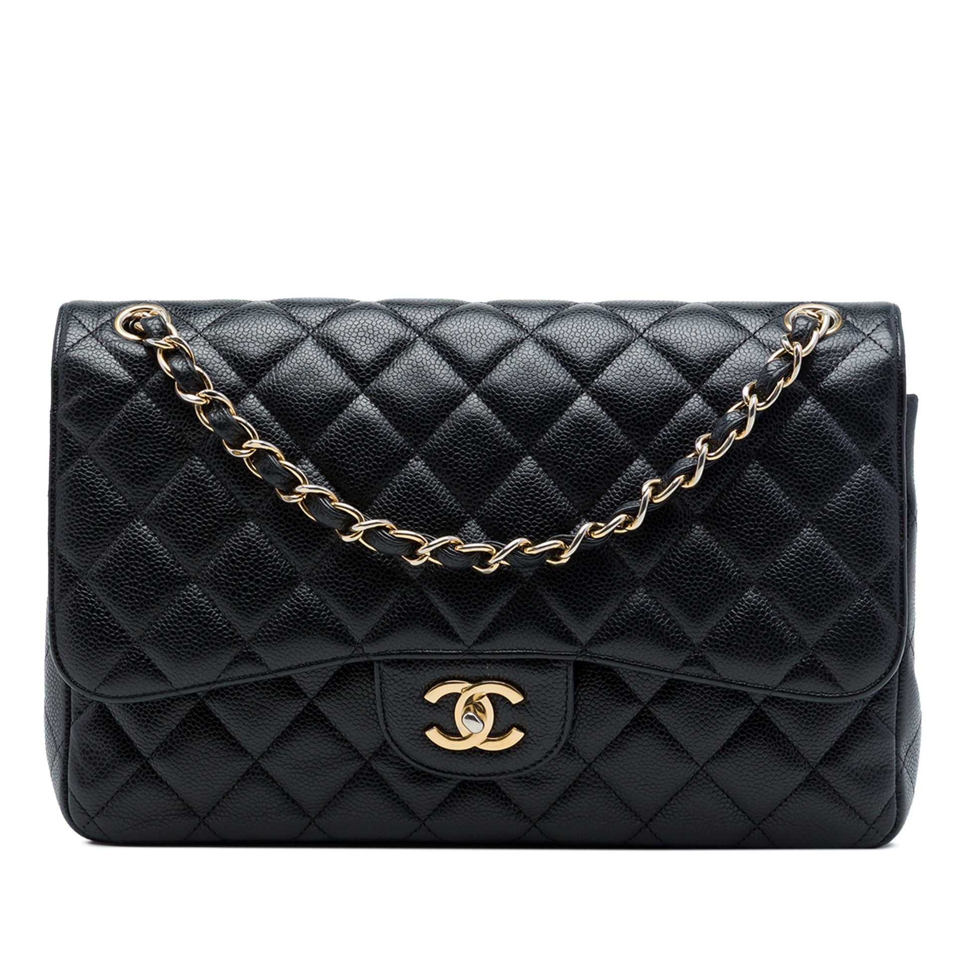 Chanel Jumbo Classic Caviar Double Flap