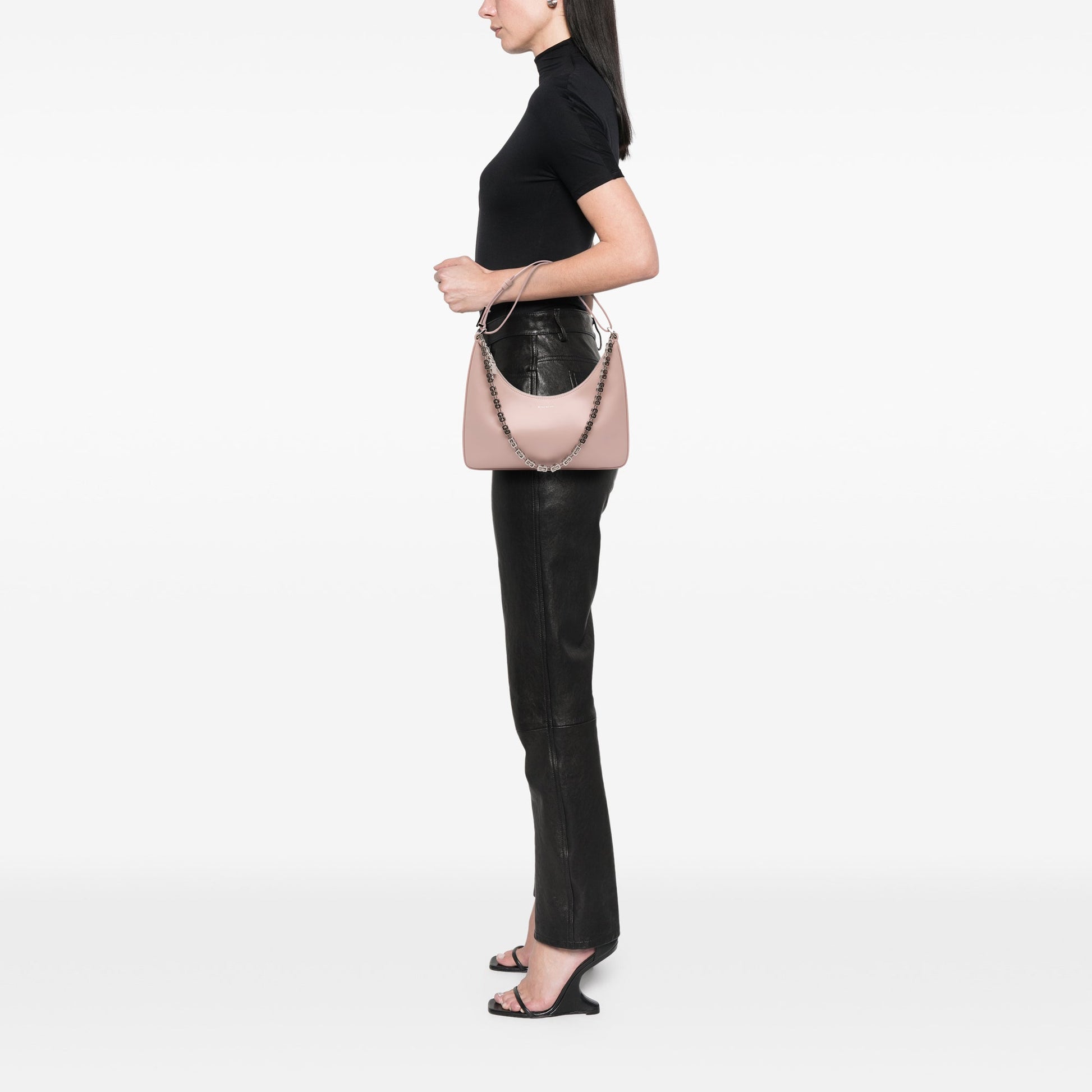 Givenchy Small Leather Moon Cut Out Bag