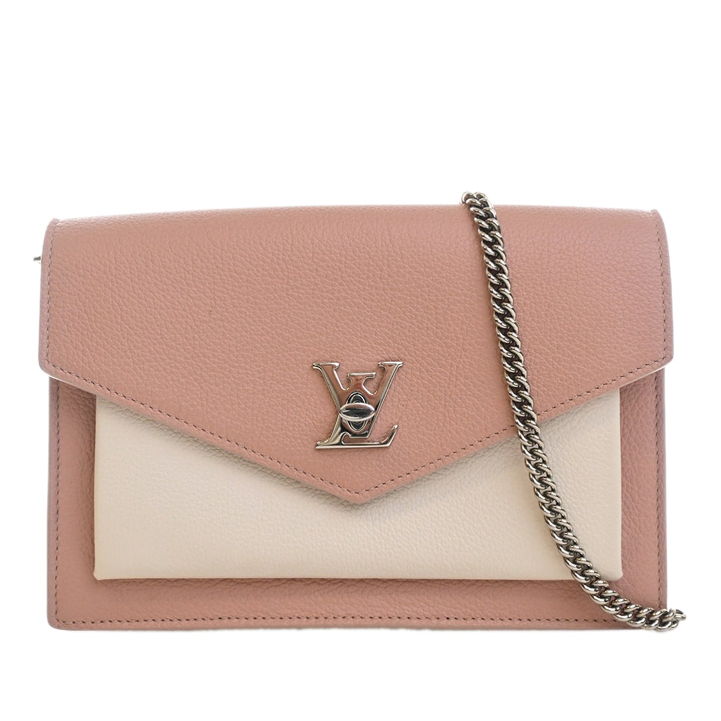 Louis Vuitton Bicolor Leather MyLockMe Chain Pochette