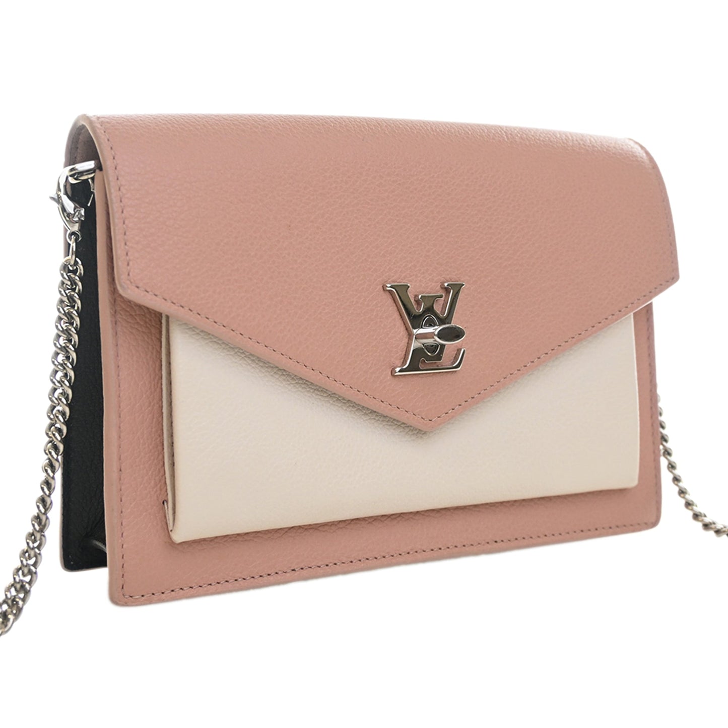 Louis Vuitton Bicolor Leather MyLockMe Chain Pochette