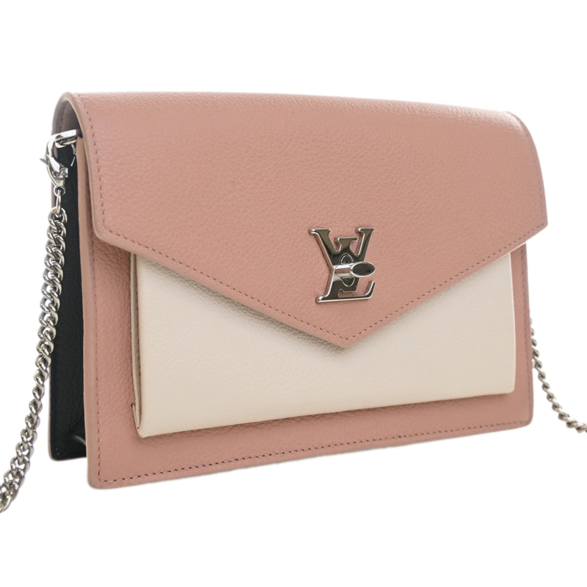 Louis Vuitton Bicolor Leather MyLockMe Chain Pochette