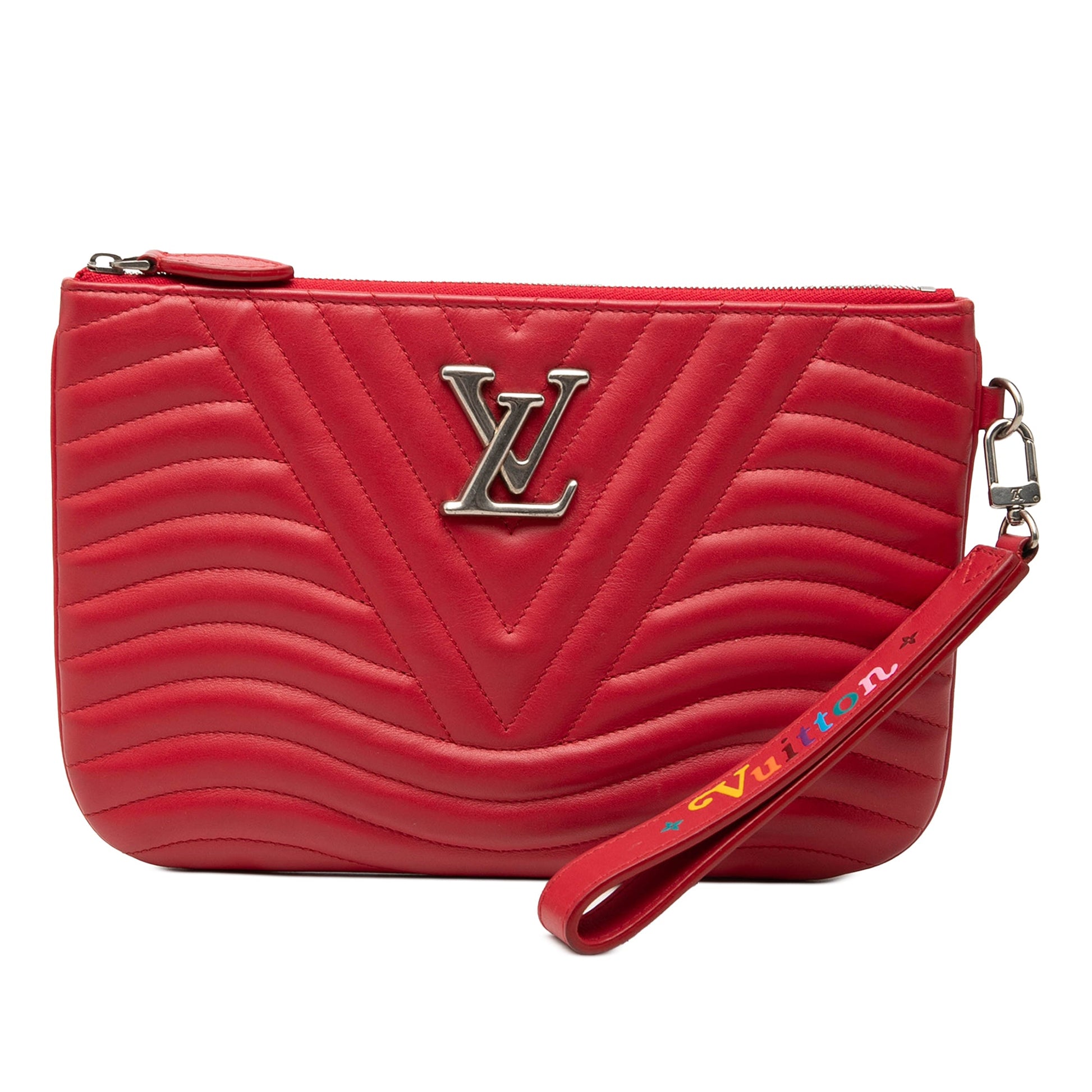 Louis Vuitton Calfskin New Wave Zipped Pochette