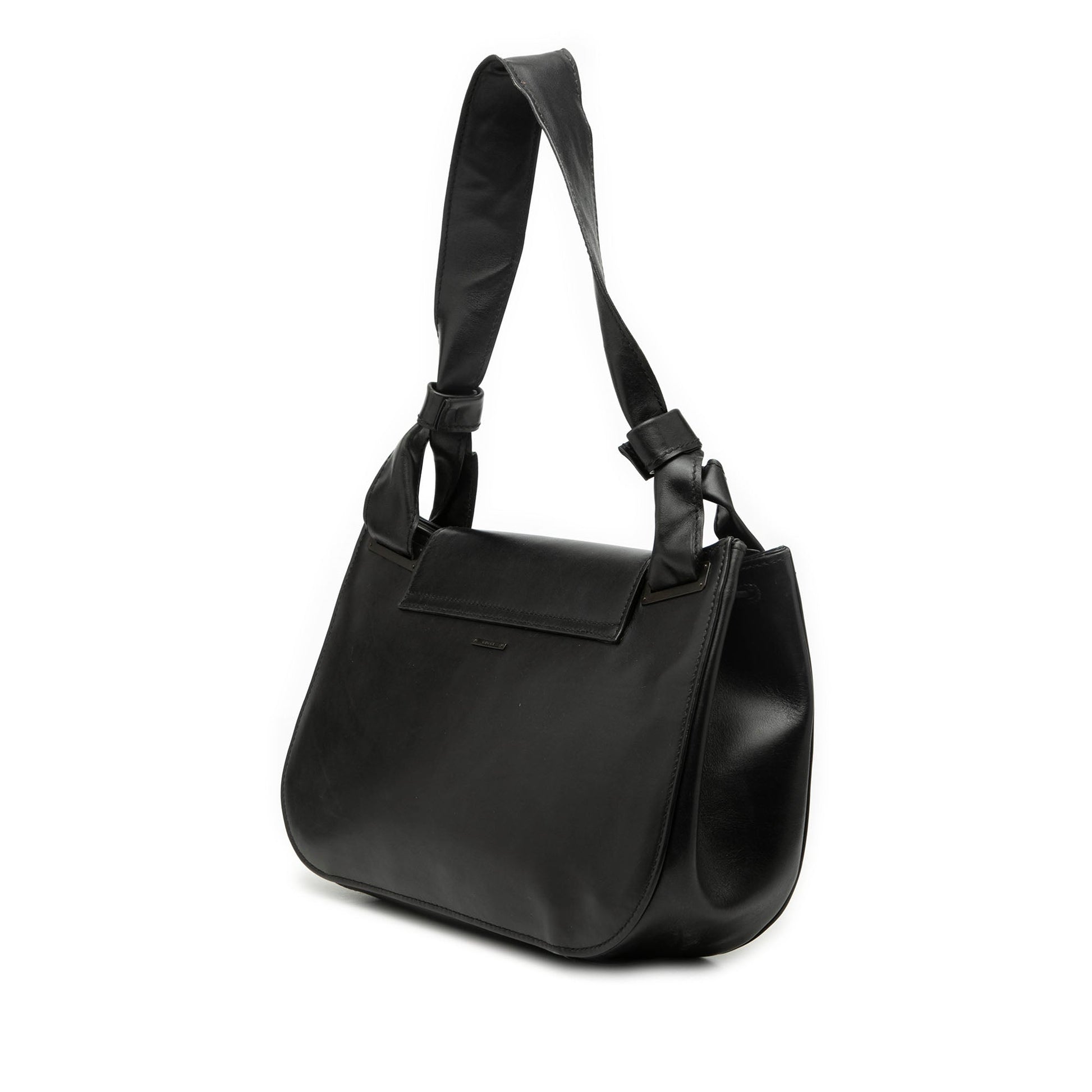 Leather Flap Shoulder Bag