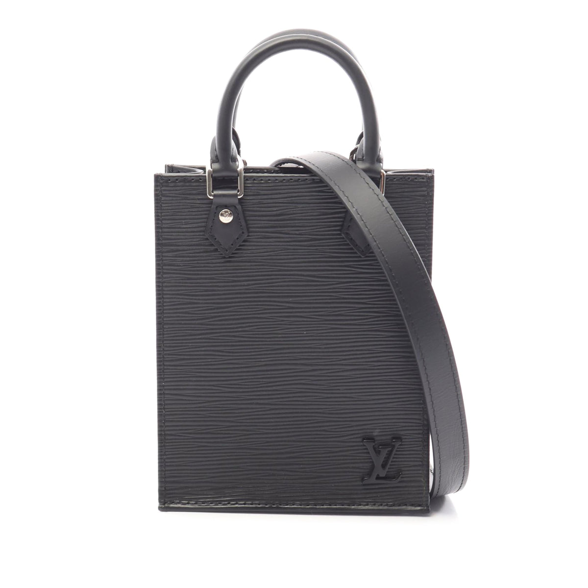 Louis Vuitton Epi Petit Sac Plat — Black