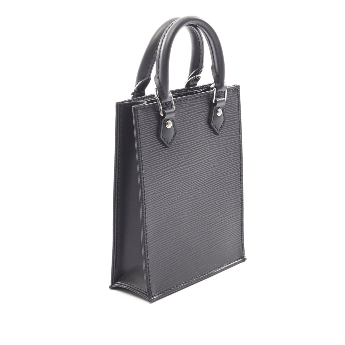 Louis Vuitton Epi Petit Sac Plat — Black