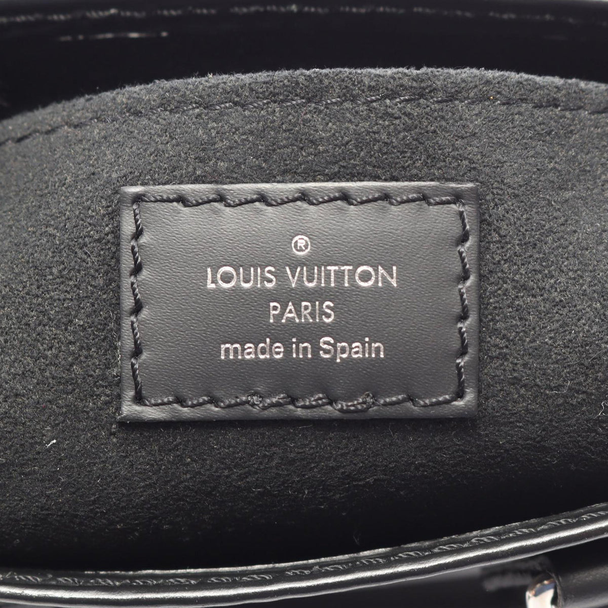 Louis Vuitton Epi Petit Sac Plat — Black