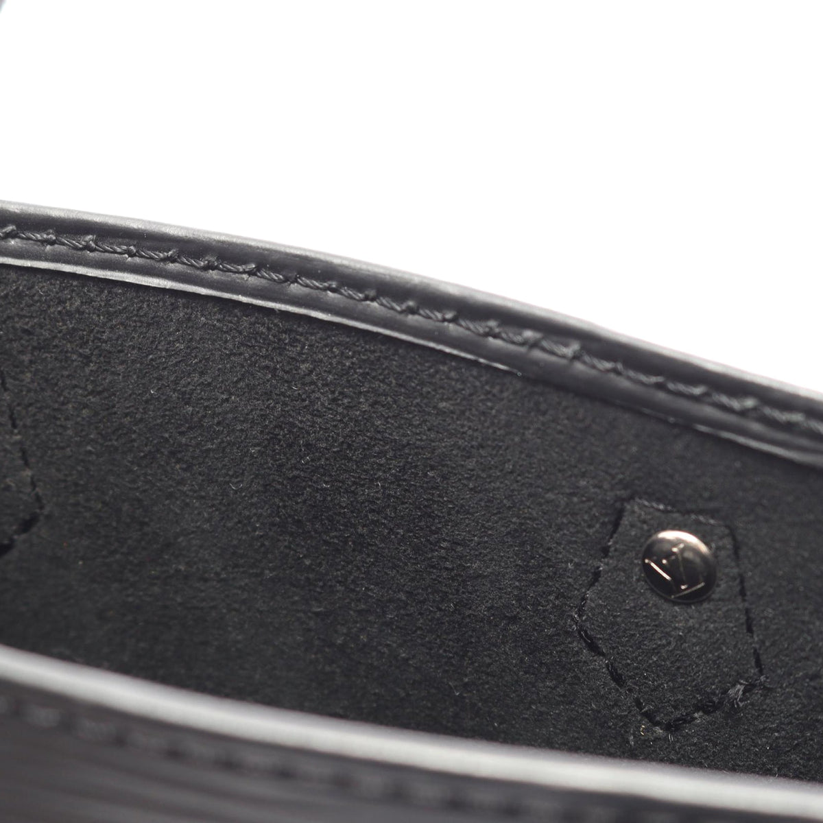 Louis Vuitton Epi Petit Sac Plat — Black