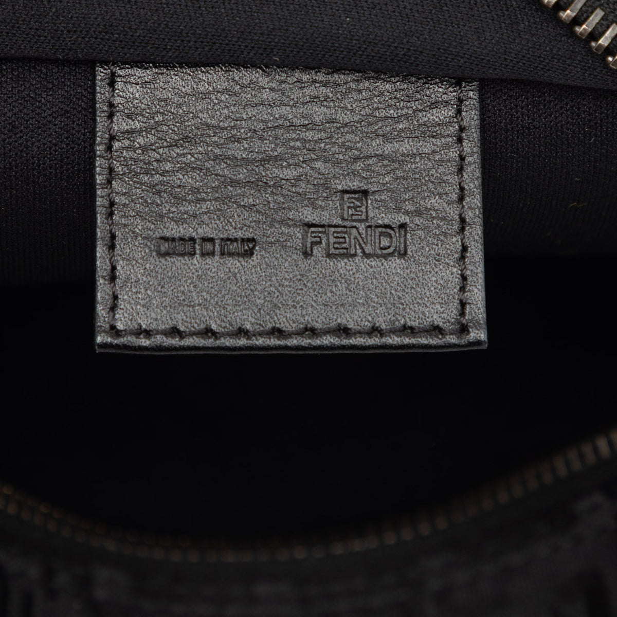 Fendi Mini Zucchino Canvas Handbag