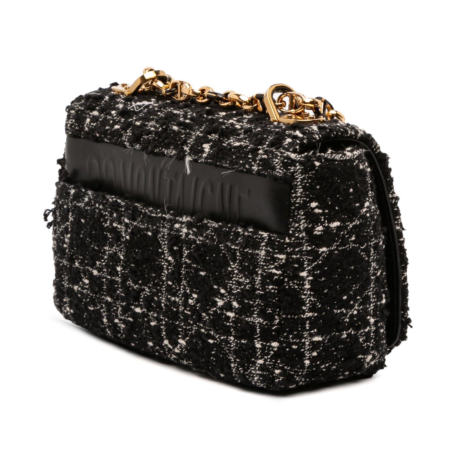 Dior Small Tweed Macrocannage Caro Bag