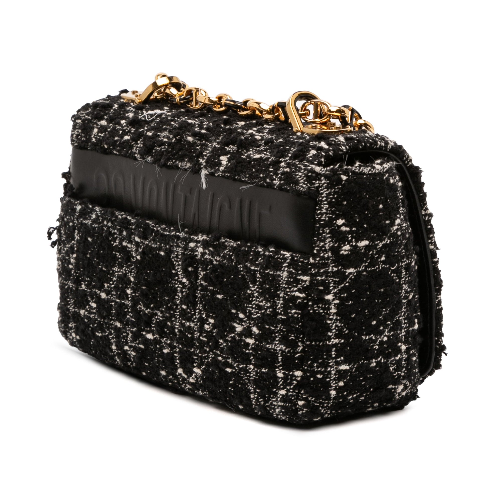 Dior Small Tweed Macrocannage Caro Bag