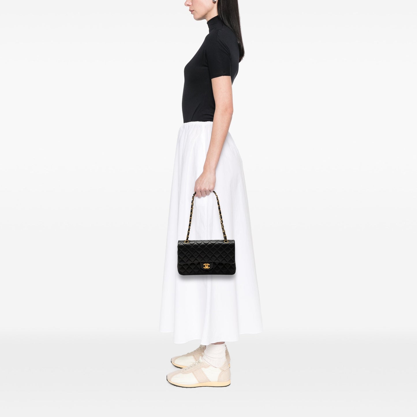 Chanel Medium Classic Lambskin Double Flap