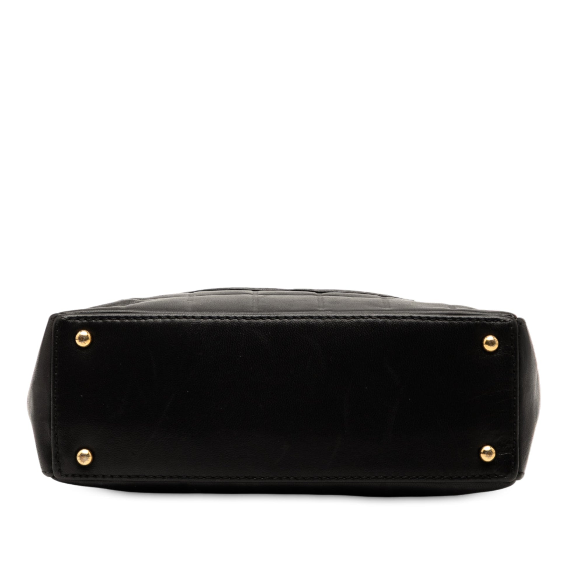 Chanel CC Chocolate Bar Lambskin Shoulder Bag