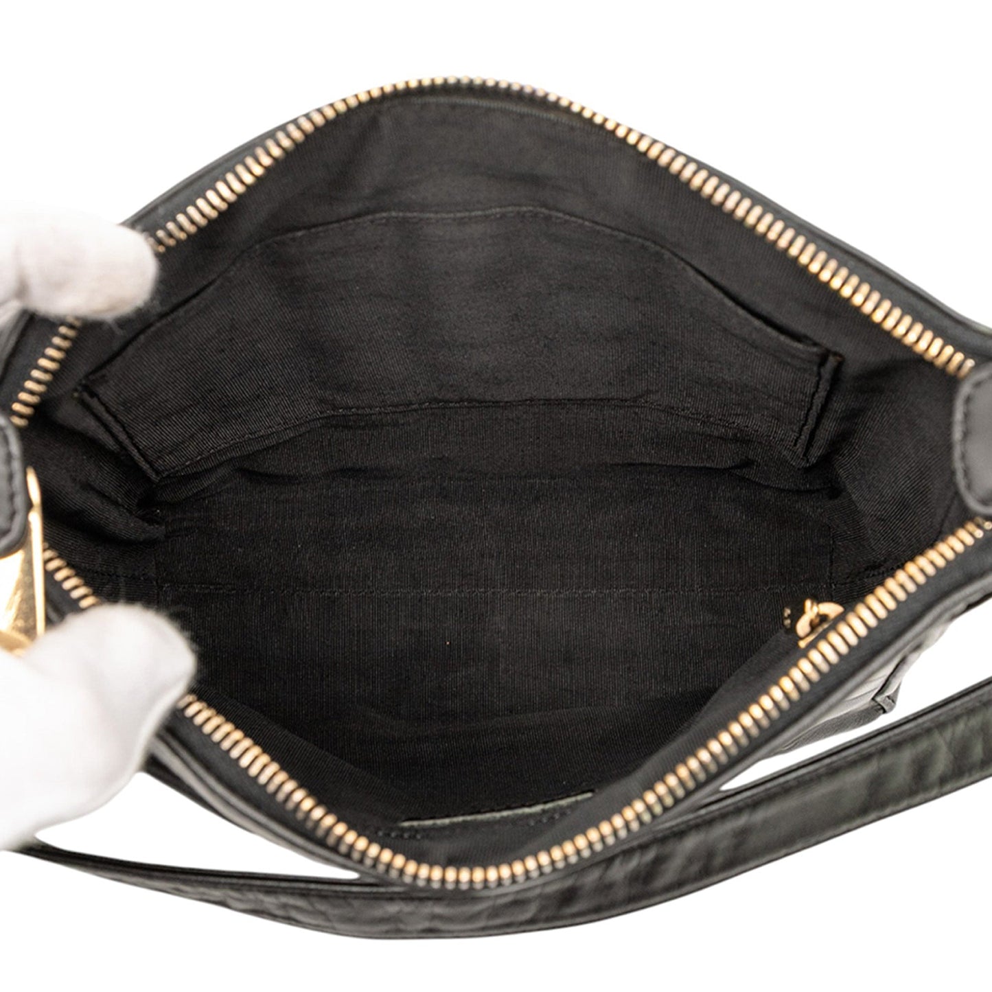 Chanel CC Chocolate Bar Lambskin Shoulder Bag