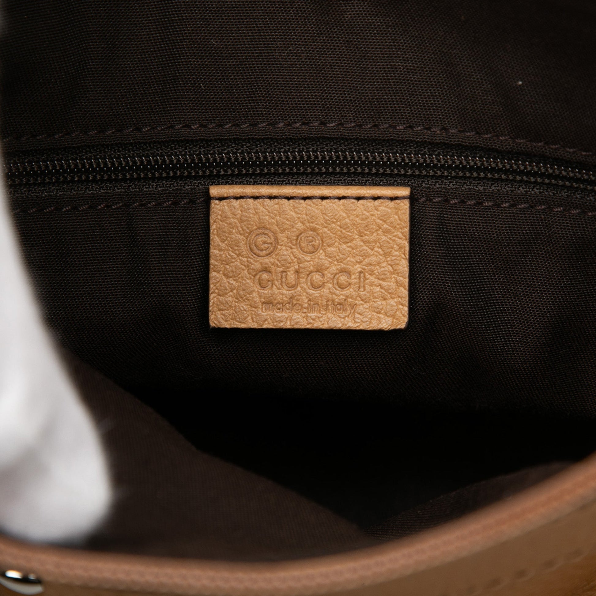 Gucci Leather Abbey D Ring Shoulder Bag