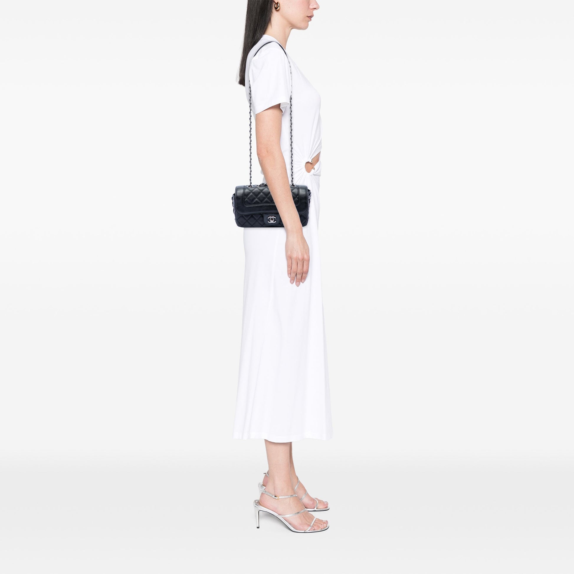 Chanel Quilted Calfskin Coco Corset Flap