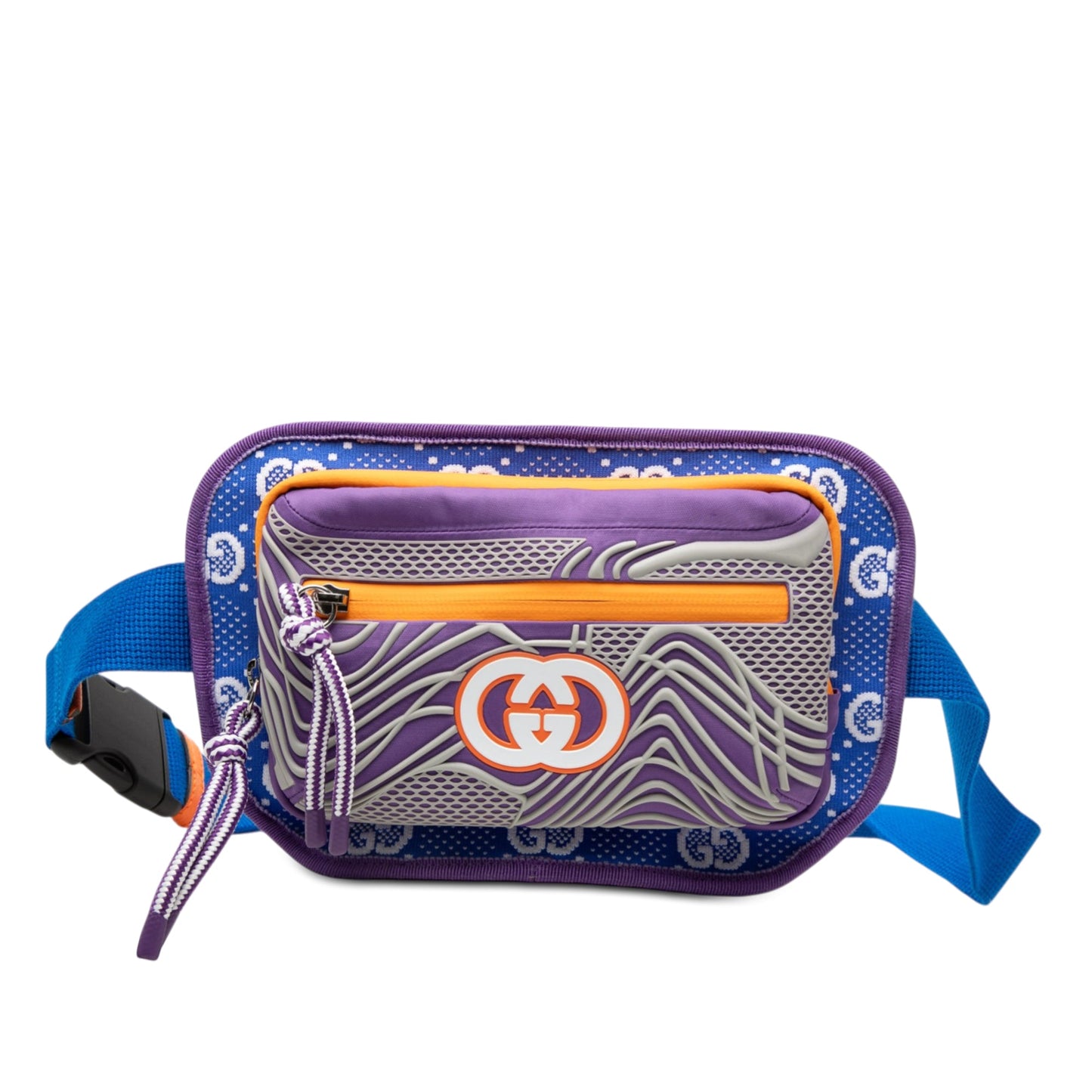 Gucci GG Nylon and Rubber Belt Bag