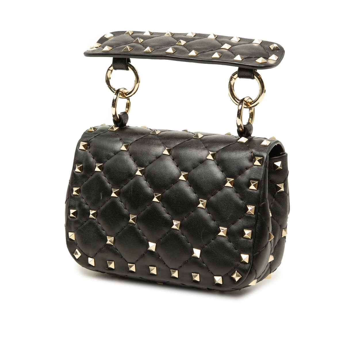 Valentino Micro Nappa Rockstud Spike Satchel