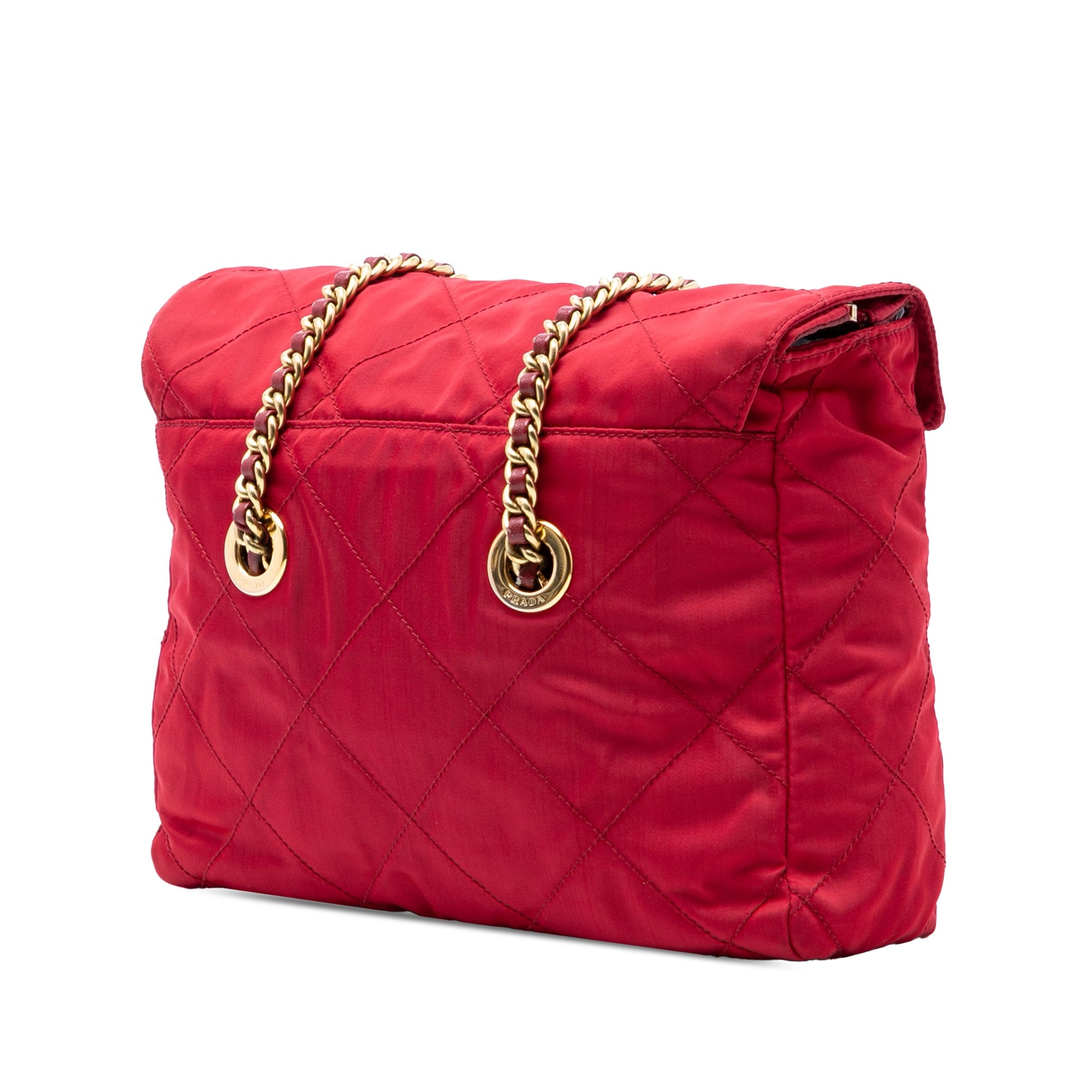 Prada Impuntu Tessuto Chain Shoulder Bag
