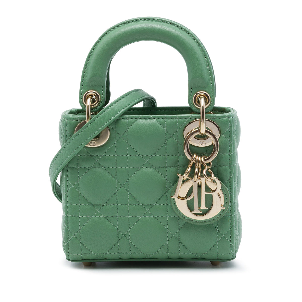 Dior Micro Lambskin Cannage Lady Dior