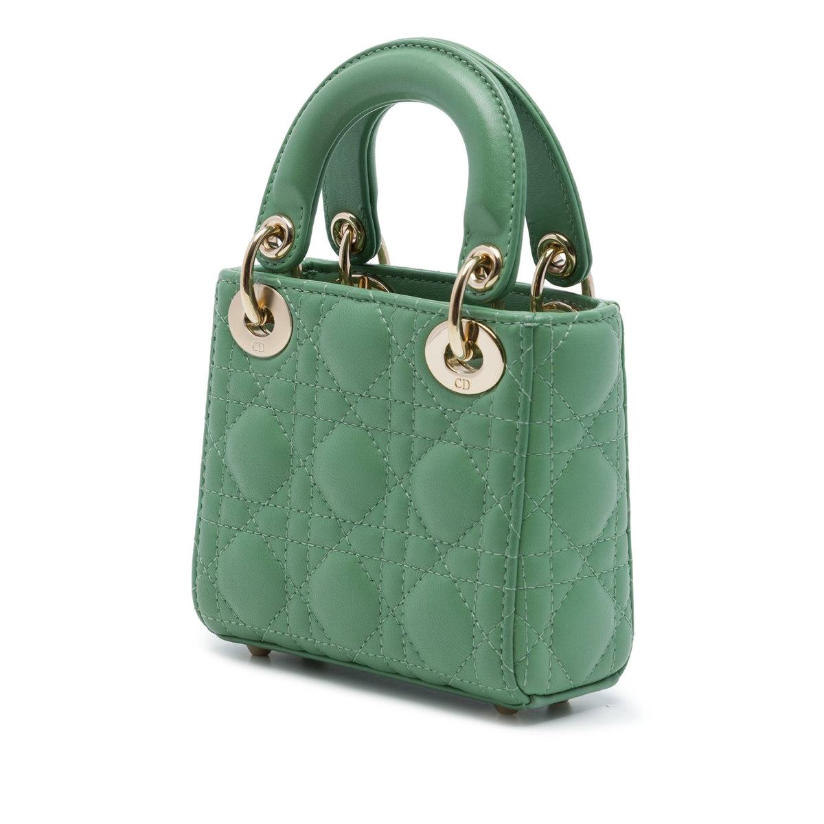 Dior Micro Lambskin Cannage Lady Dior