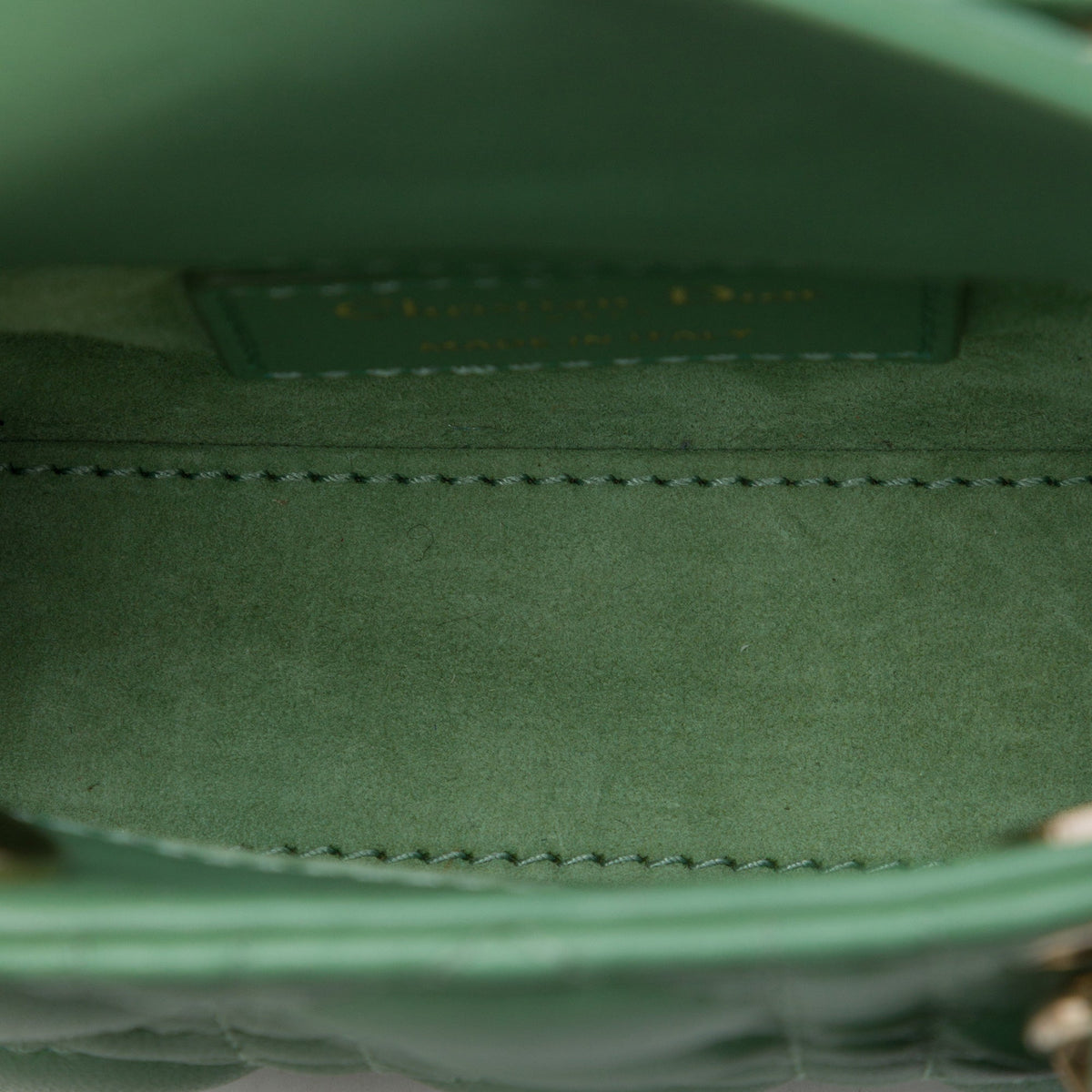Dior Micro Lambskin Cannage Lady Dior