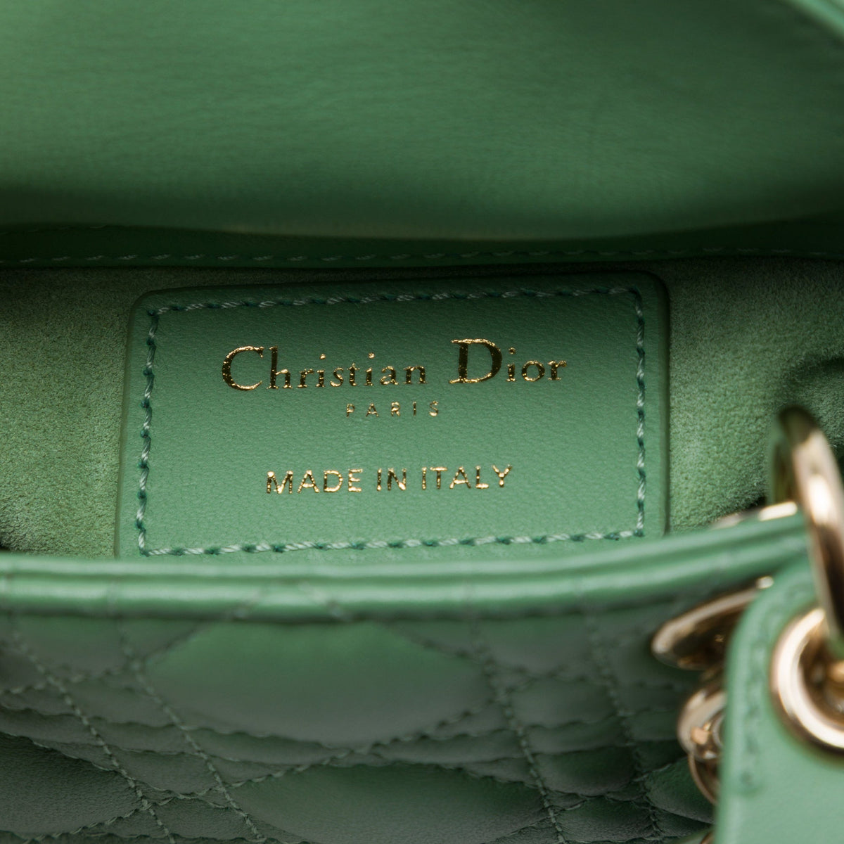 Dior Micro Lambskin Cannage Lady Dior