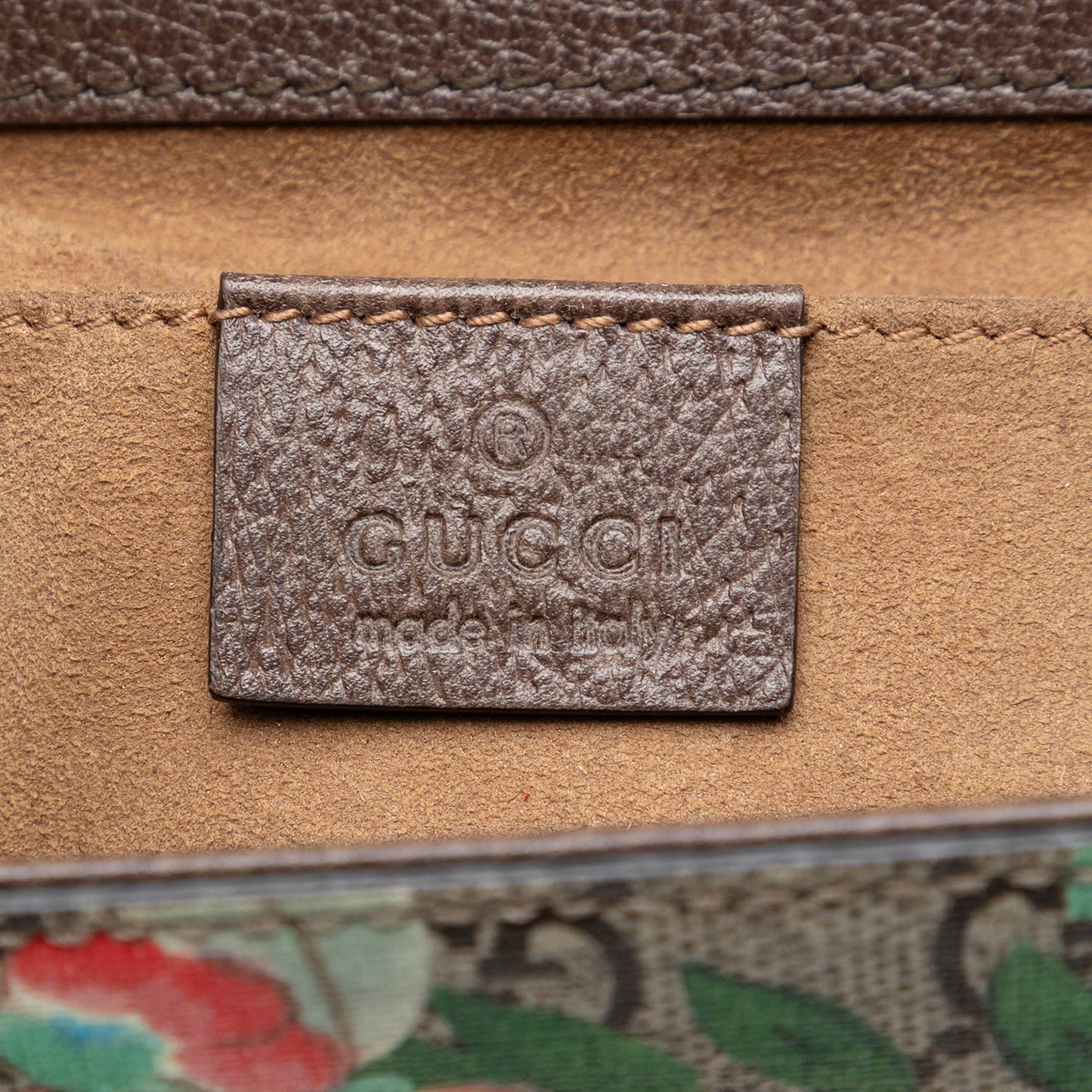 Gucci Small GG Supreme Tian Padlock Crossbody