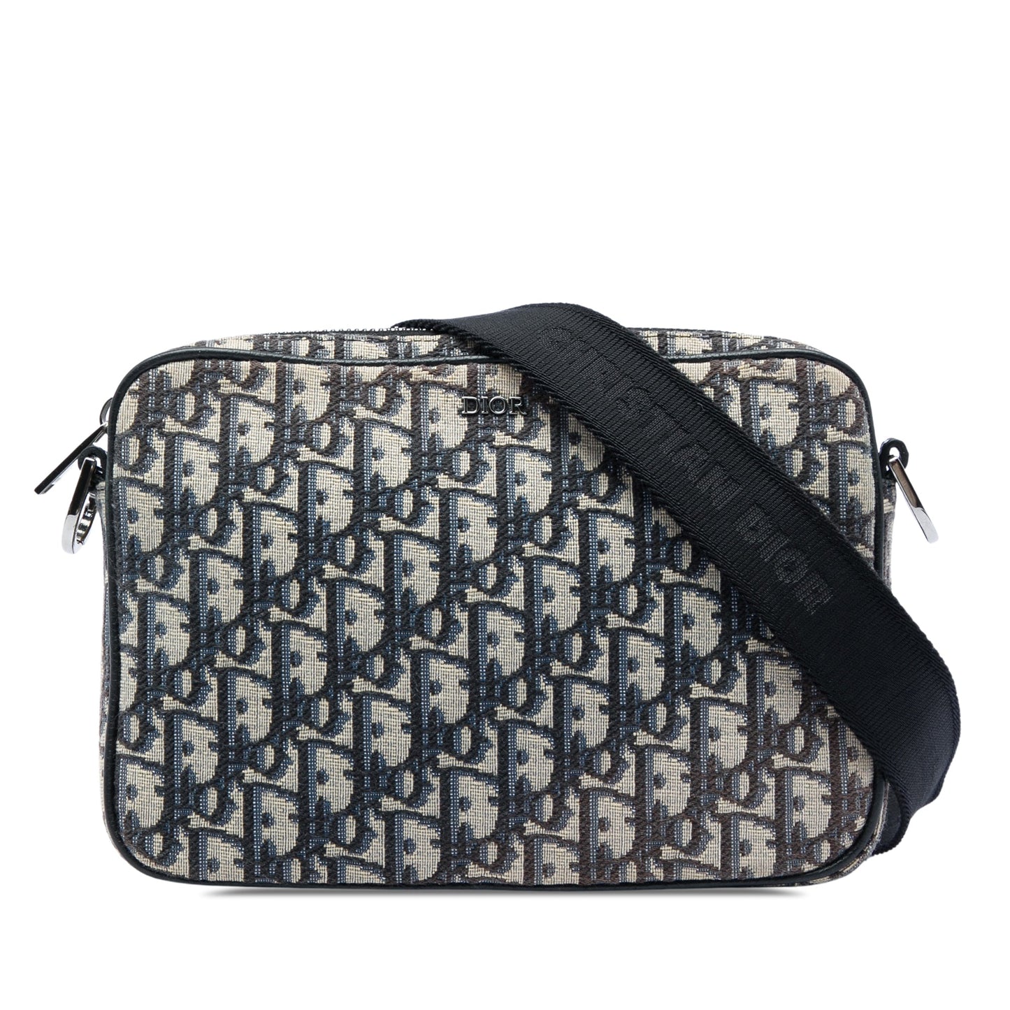 Dior Oblique Canvas Saddle Triple Pouch