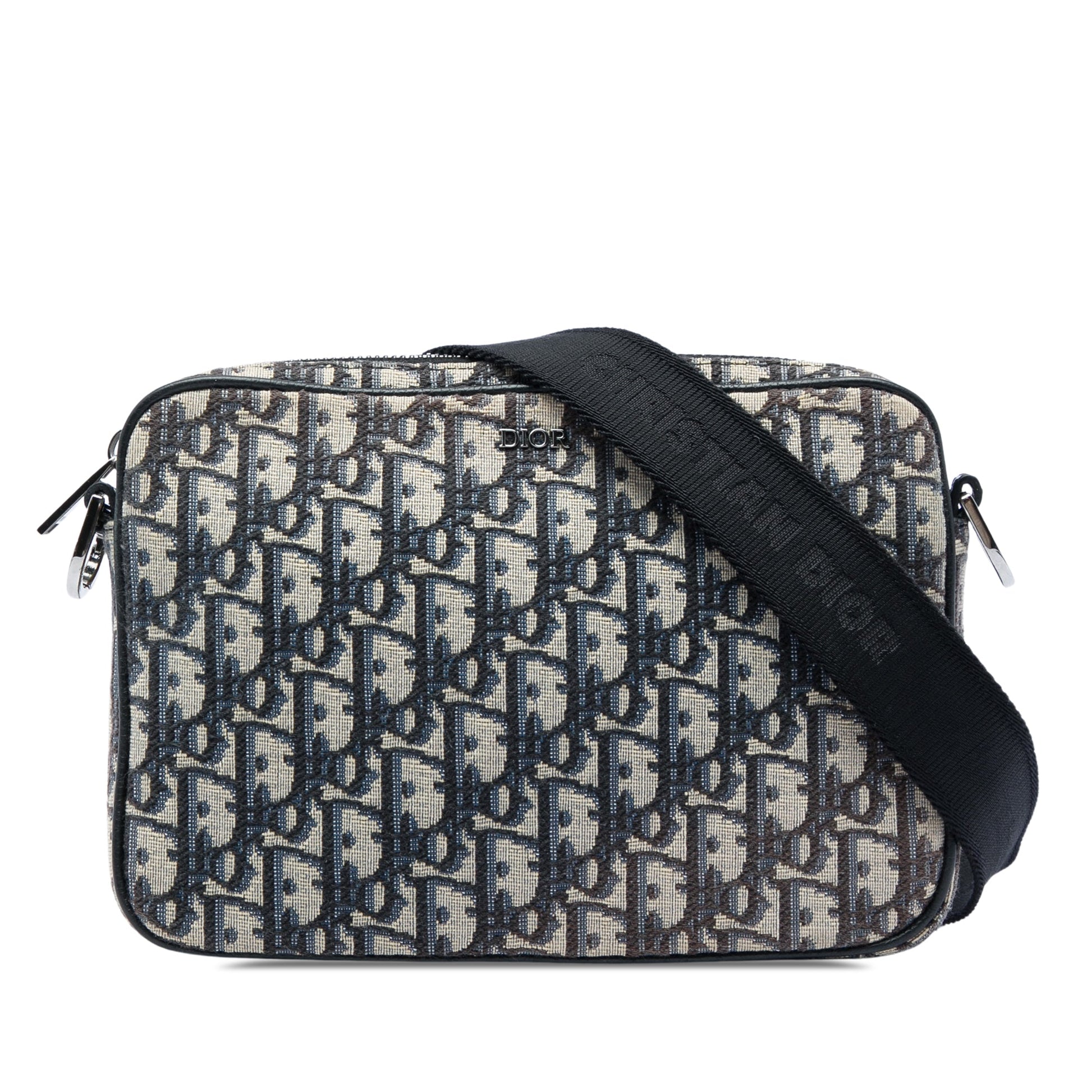 Dior Oblique Canvas Saddle Triple Pouch