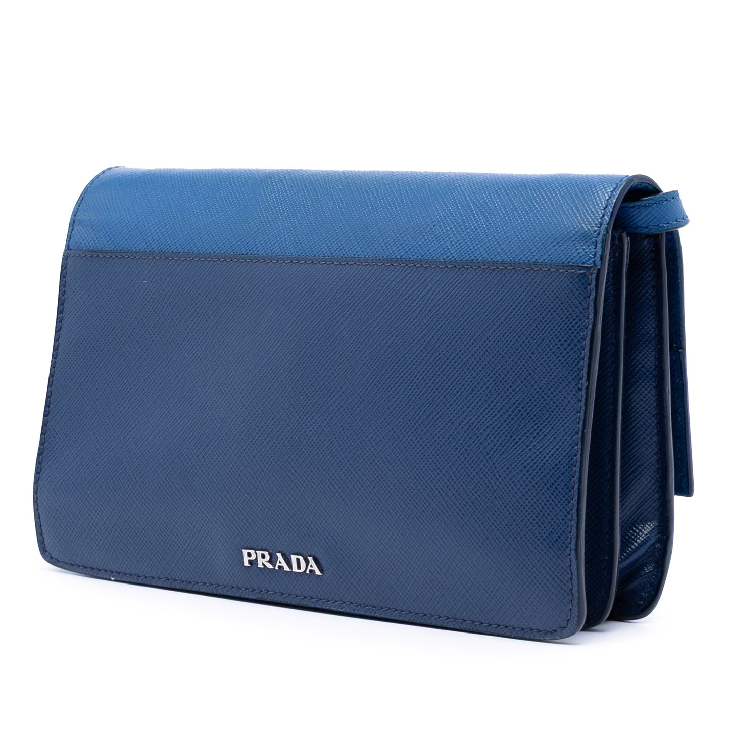 Saffiano Turn Lock Wallet on Strap