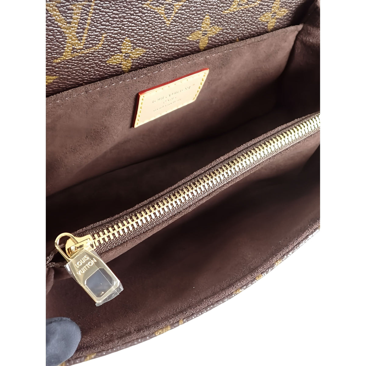 Louis Vuitton Monogram Pochette Metis East West — Brown